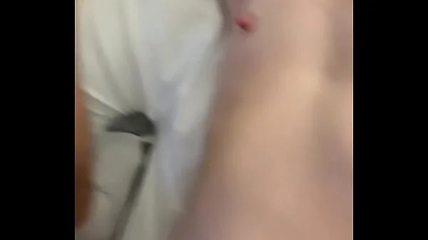 Skinny slut small tits creamy pussy eats cum