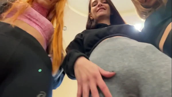 Sniff The Sweaty Asses, Pussies, Armpits and Socks Of Three Sweaty Girls - Triple POV Smelling Femdom