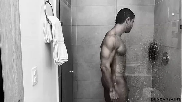 She caught him in the shower