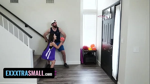 Perv Coach With Giant Cock Teaches Tiny Babe Amber Summer More Than Basketball Tricks - ExxxtraSmall