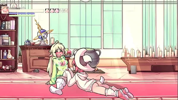 Max The Elf v0.4 [ Hentai game PornPlay ] Ep.7 turned into shemale nympho with big boobs and milked by a futanari