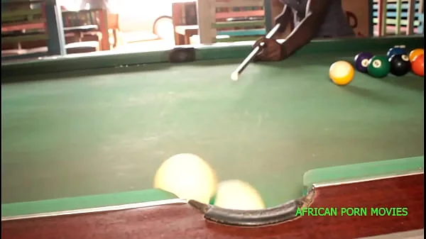 Billiard game bet.  Two customers in a snack bar meet around the pool table for a challenge.  The pretty girl bet her her ass for a hot public fuck for her failure and she will have to respect her agreement
