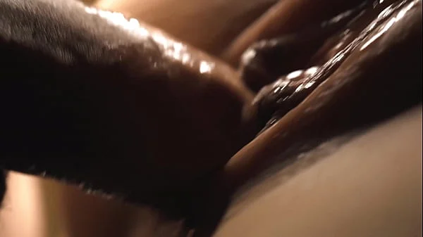 Twice filled pussy with cum and whipped it inside like cream