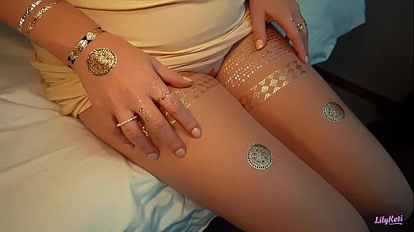 AMAZING GOLDEN BOOBS TITALITY | LilyKoti