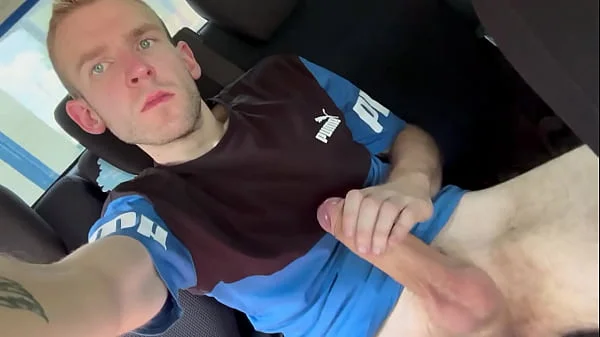 He masturbate in the car