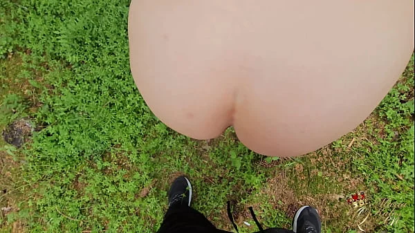 Street slut loves to be fucked outdoors