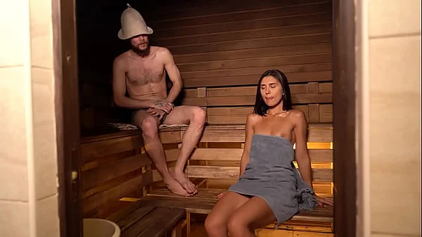 It was already hot in the bathhouse, but then a stranger came in