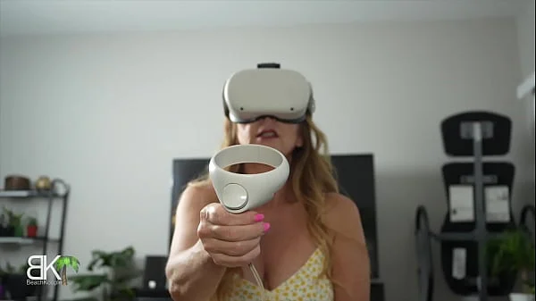 Dumb StepMom Tricked by VR Gamer StepSon - Scene 2of3