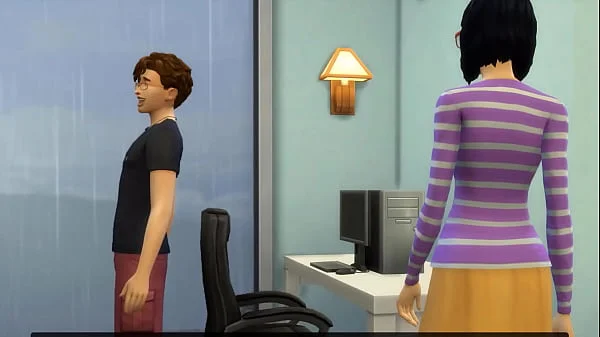 Step-Mom caught StepSon watching porn and masturbating so this helps her first time having sex