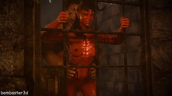 Karlach fucks with Halsin