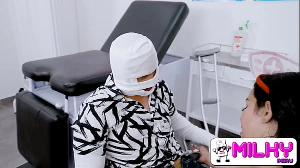 Nurse with huge tits fucks patient with erectile dysfunction.