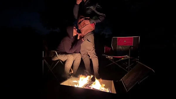 Impregnating Creampie in Public Campsite! Fucking Out in the Open!