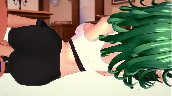 Tatsumaki esta mojada despues de tanto ejercicio, pero quiere continuar ahora en la cama (one punch man)