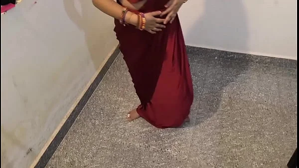 Zabardast chudai non stop red saree