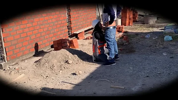 cámara de seguridad en obra de construcción Ingeniera Nataly