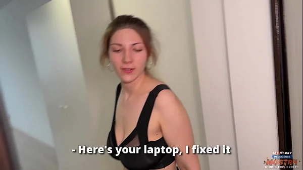 I helped my stepsister fix her laptop and she decided to thank me