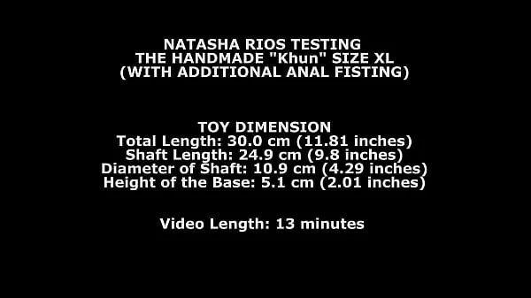 Natasha Rios Testing The Handmade Khun Size XL (With Additional Anal Fisting) TWT324