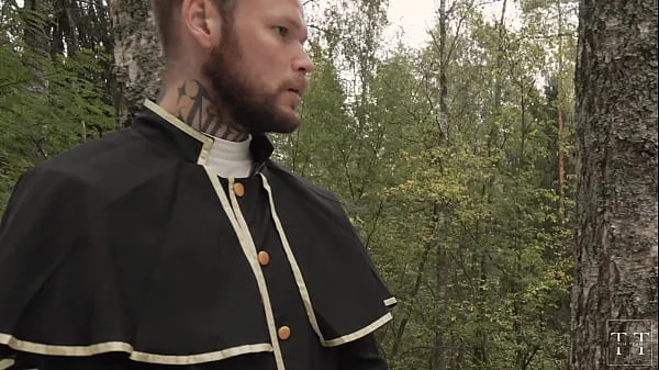 Fucking wedding.Part 3.Slutty slut fucks a priest before her friend's wedding
