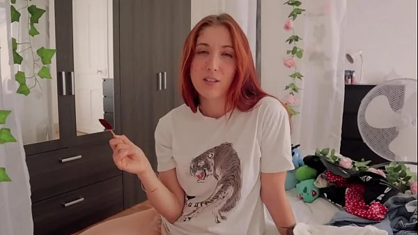 JOI - My stepsis noticed my boner, she asks me to jerk off.