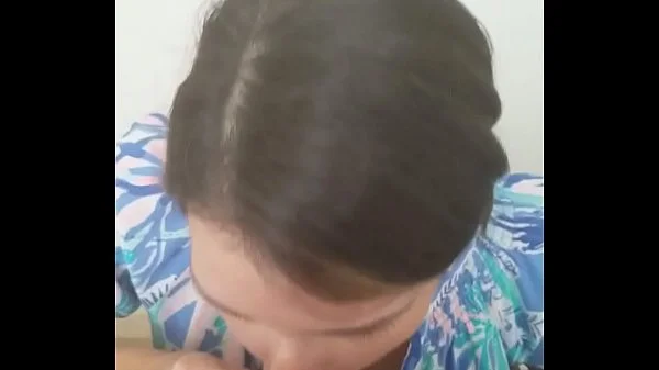 Wife blowjob swallow