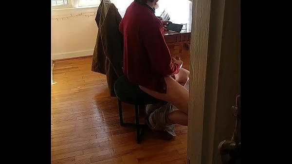 caught him jerking off, I spied on him watching porn till he came
