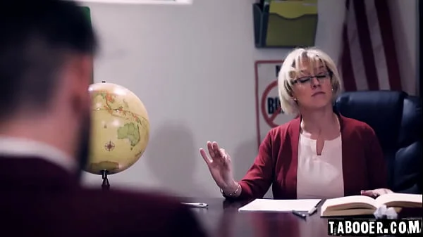 50 years old teacher Dee William put herself at odds with four of her students during a class and ends up being gangbanged by her students!