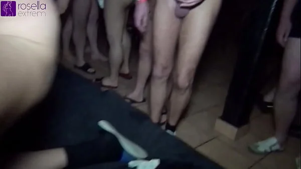 Bang my wife! Extreme three-hole bareback user gang bang, with Jacky and Rosella! Part 3