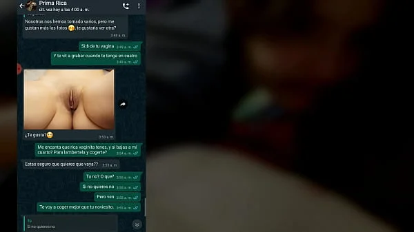Chat De Whatsapp Con Mi Prima Se pone Caliente Por La Noche