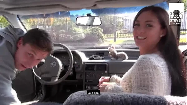 REAL COUPLE   FRIEND!! Public orgasm with Lullu Gun - StevenShame.Dating