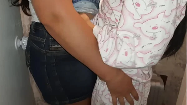 This is how my girlfriend greets me after a business trip - Lesbian Illusion Girls