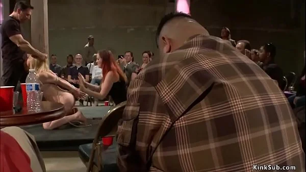Busty Dee Williams anal fucked in public