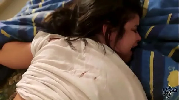 Watch me fuck my step cousin on her parents bed!