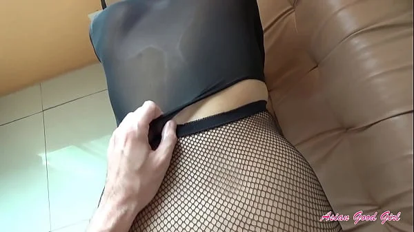 Rip My Fishnets and Cream Pie My little Asian Pussy