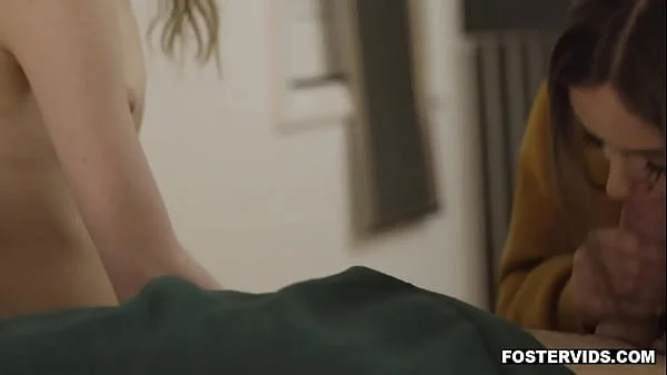 Naive teen stepdaugther Jessae Rosae gets a sizzling threesome fuck with her foster stepparents a a welcome gift from their stepfamily.