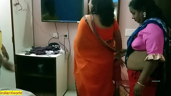 Desi Cheating husband caught by wife!! family sex with bangla audio