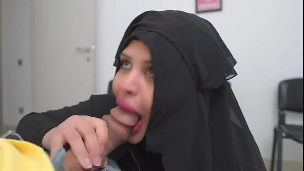 This Muslim woman is SHOCKED !!! I take out my cock in Hospital waiting room.