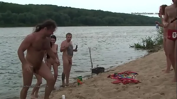 Beach group sex in Russia with real amateurs