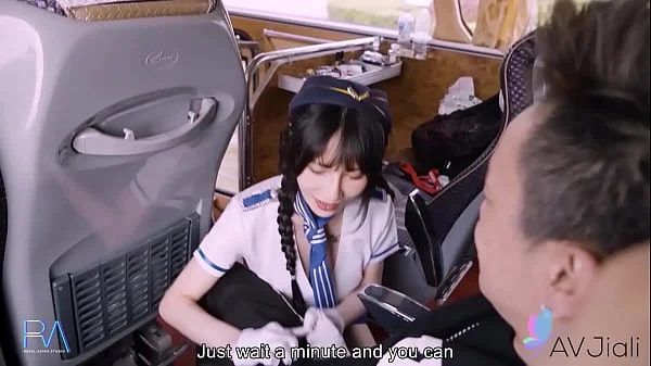 Sex tour bus with Busty Asian slut Original Chinese AV Porn with English Sub